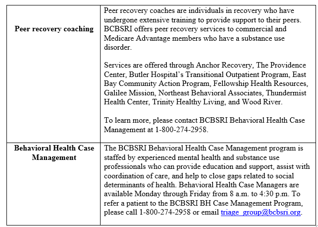 Behavioral Health resources twi