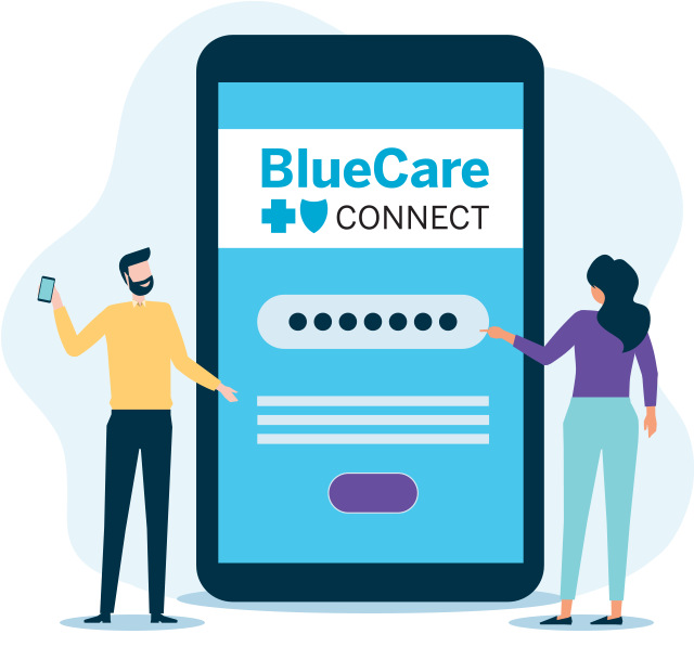 BlueCare Connect illustration