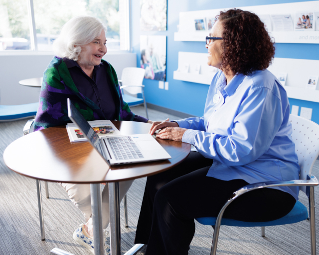 Consultation at Your Blue Store